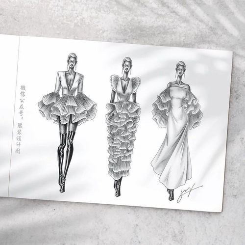 速寫線稿 時裝設計與產(chǎn)品效果圖的藝術融合