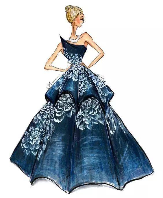 手繪丨一波絕美的服裝設(shè)計(jì)稿